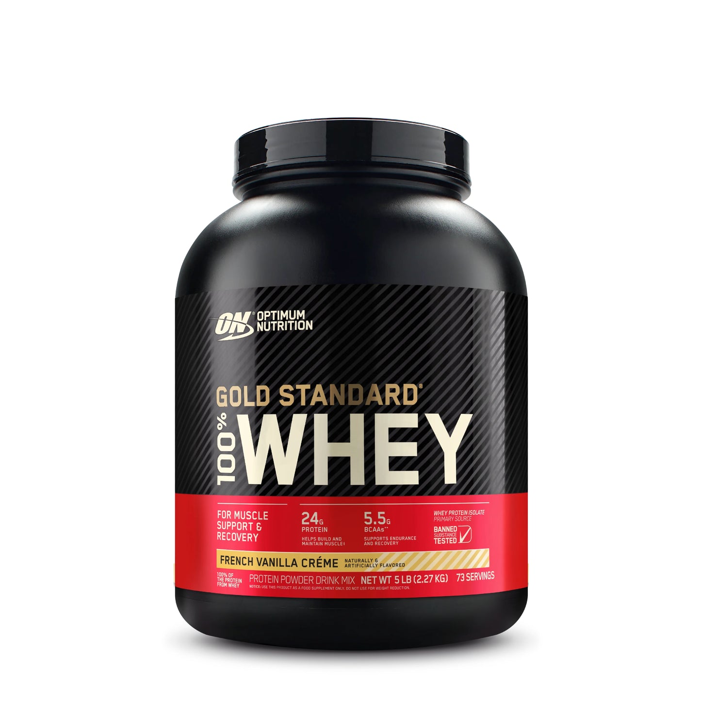 Optimum Nutrition Gold Standard 100%Whey 2.3kg (74 Servings)