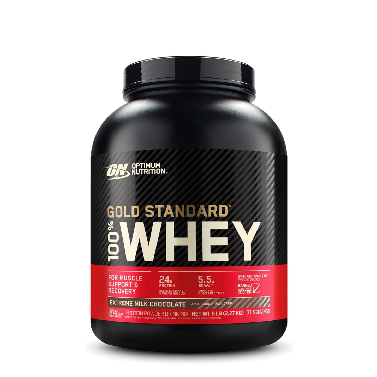 Optimum Nutrition Gold Standard 100%Whey 2.3kg (74 Servings)