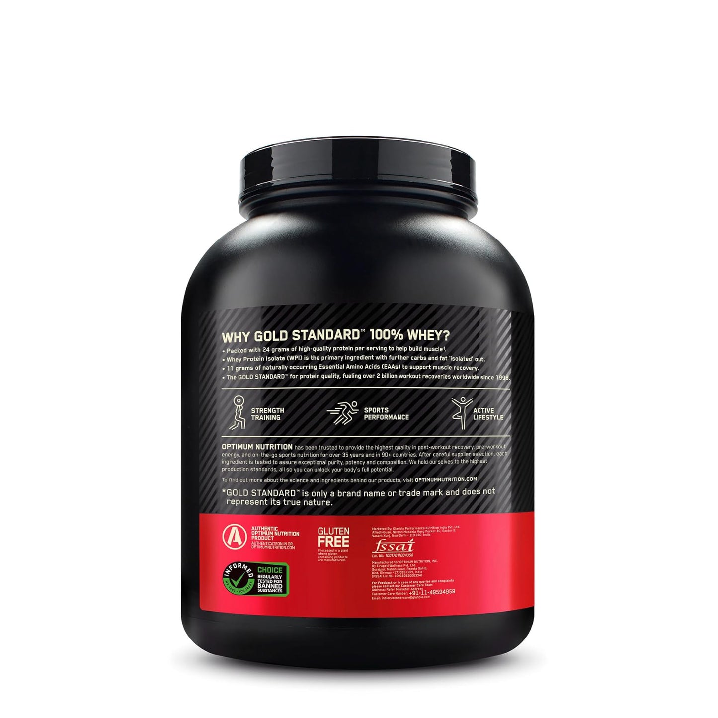 Optimum Nutrition Gold Standard 100%Whey 2.3kg (74 Servings)