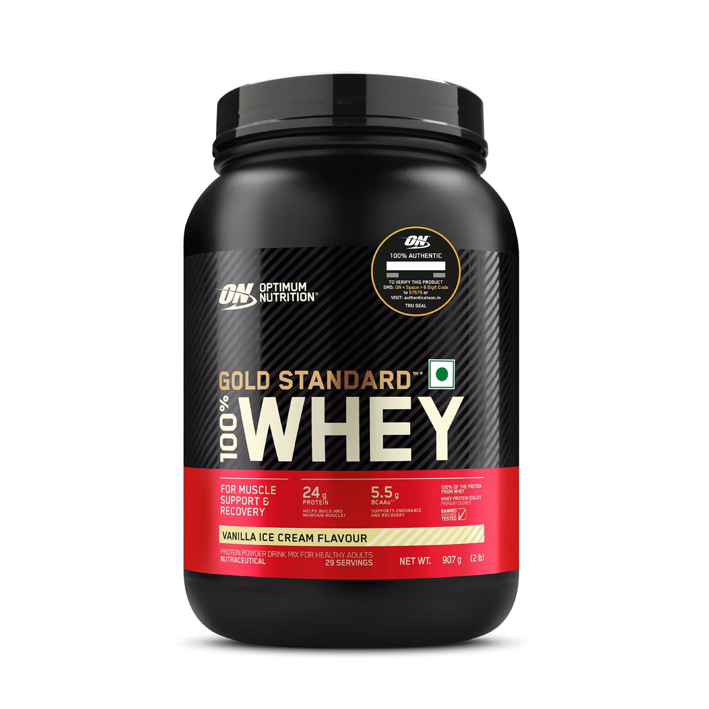 Optimum Nutrition Gold Standard 100% Whey 1KG (29 Servings)
