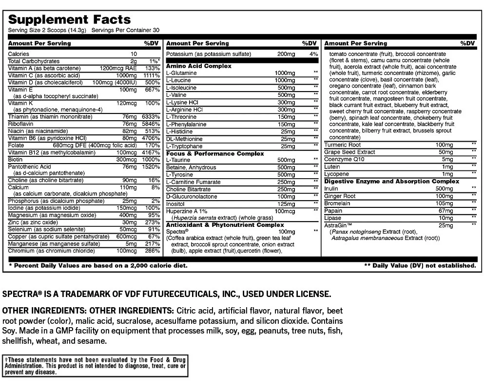 Universal Nutrition Animal Pak Powder (44 Servings)