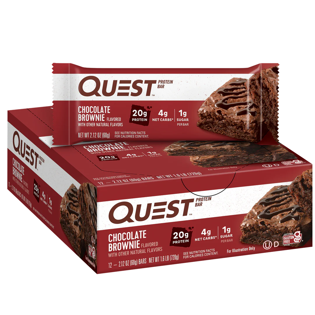 QUEST Chocolate Brownie Protein Bar (60g)