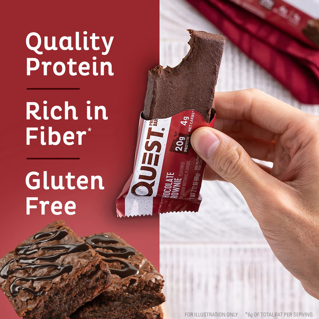 QUEST Chocolate Brownie Protein Bar (60g)