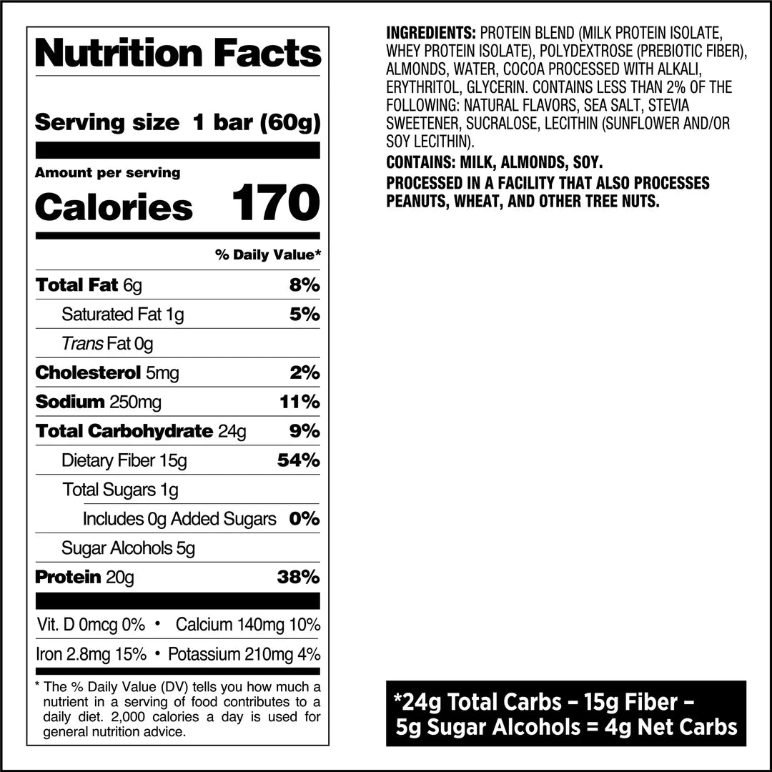 QUEST Chocolate Brownie Protein Bar (60g)