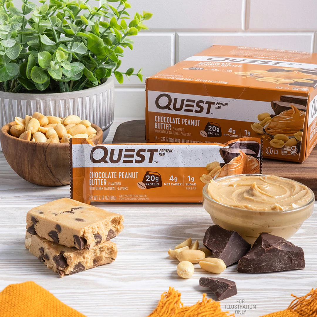 QUEST Chocolate Peanut Butter Protein Bar (60g)