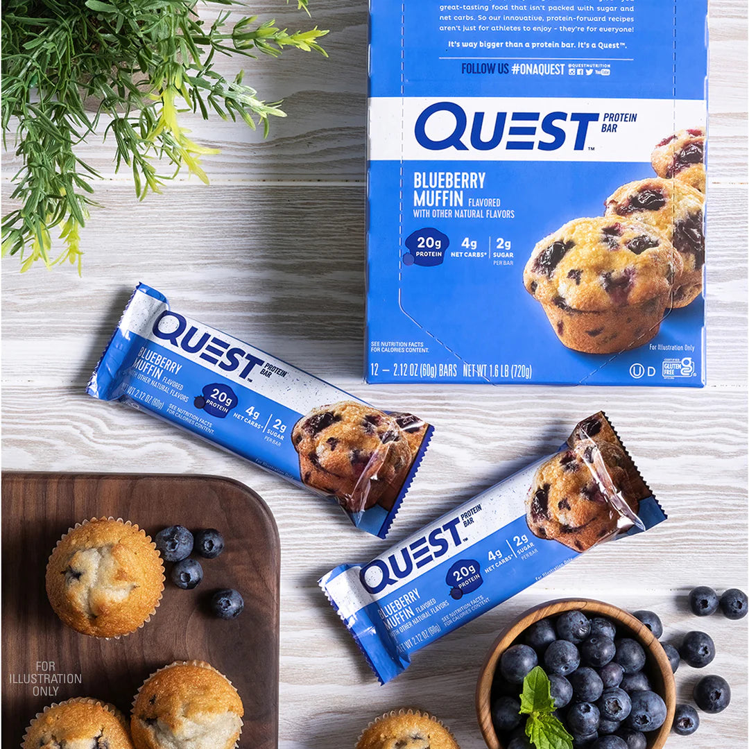 QUEST BLUEBERRY MUFFIN PROTEIN BAR 60g