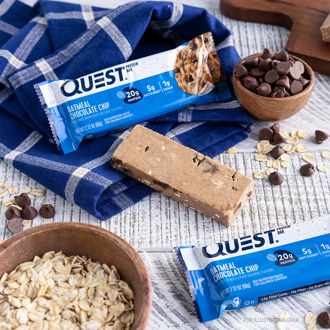 QUEST Oatmeal Chocolate Chip Protein Bar (60g)