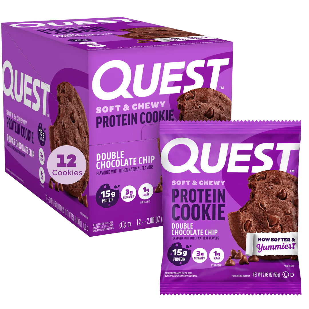 QUEST Double Chocolate Chip Cookie (60g)