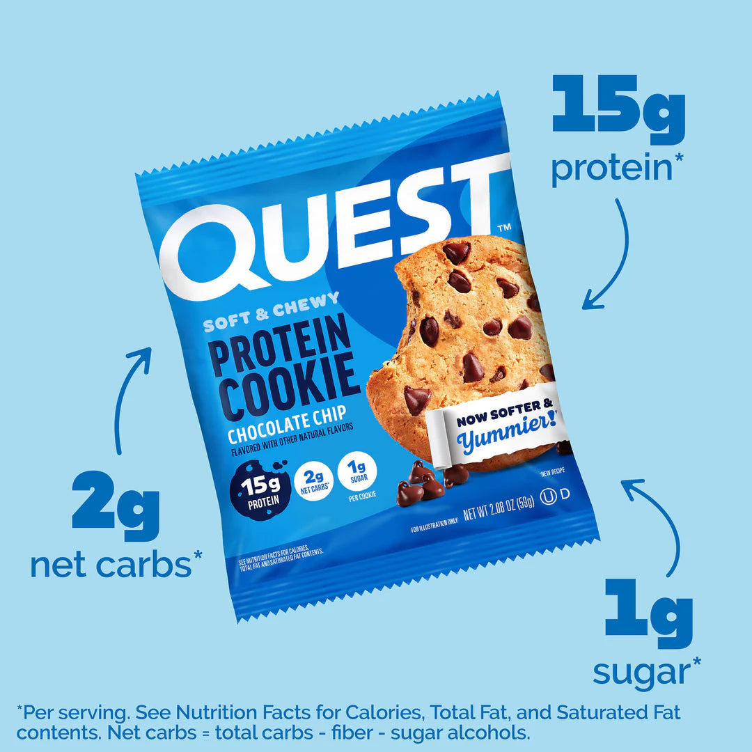 QUEST Chocolate Chip Protein Cookie (60g)
