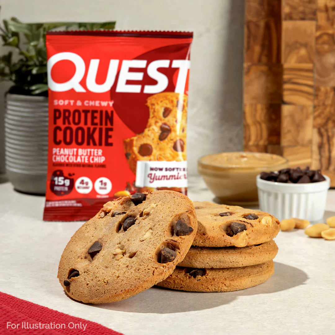 QUEST PEANUT BUTTER CHOCOLATE CHIP PROTEIN COOKIE (60g)