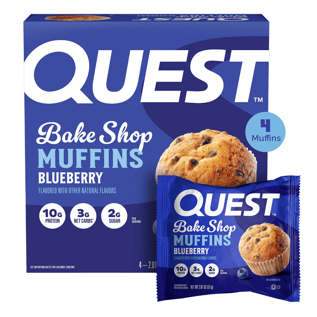 QUEST Bake Shop Blueberry Muffin (57g)