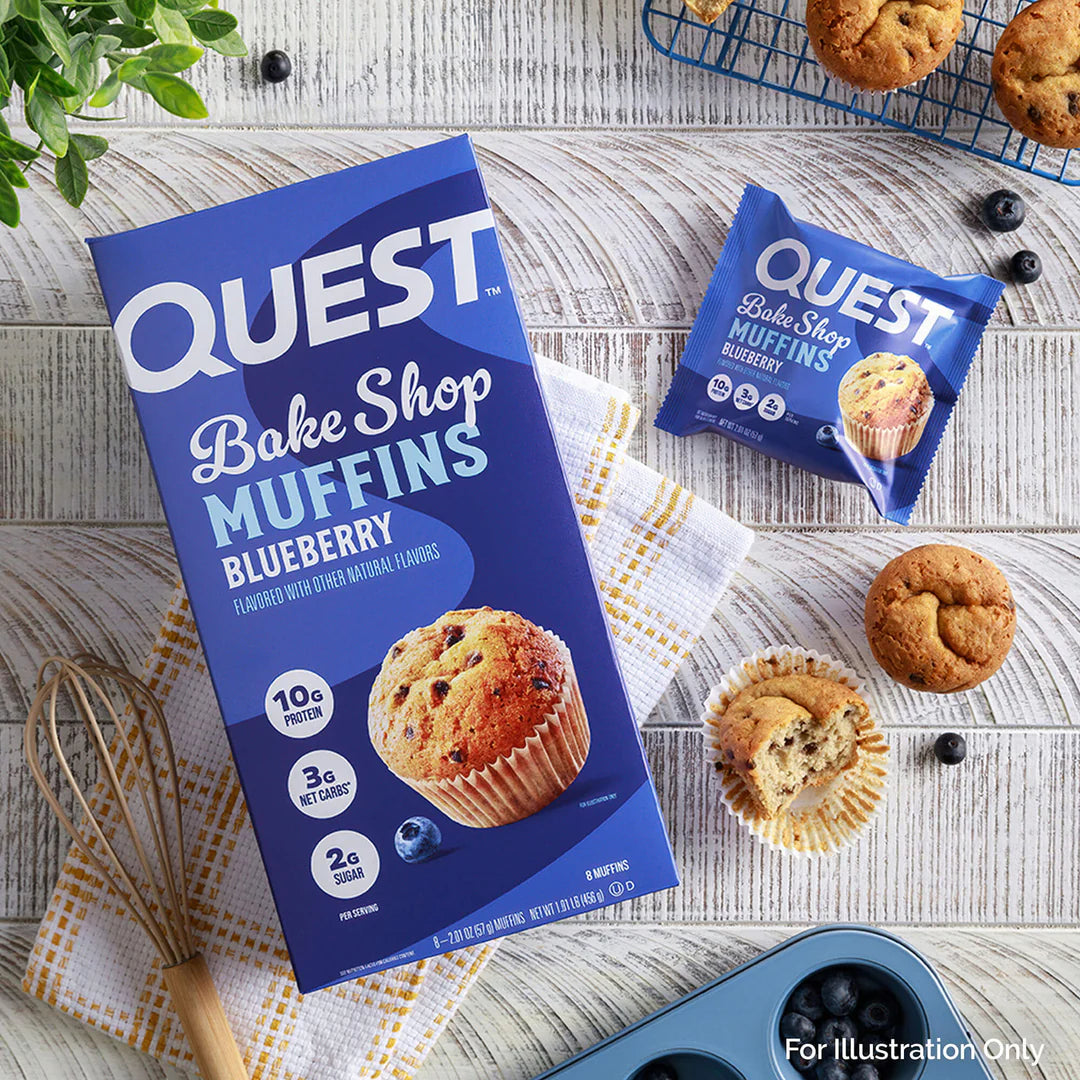 QUEST Bake Shop Blueberry Muffin (57g)