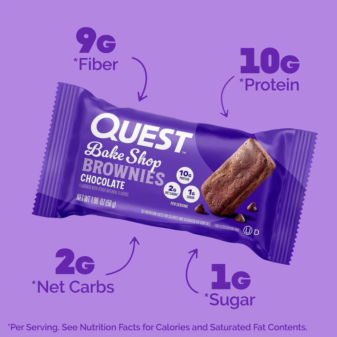 QUEST Bake Shop Chocolate Brownie (56g)
