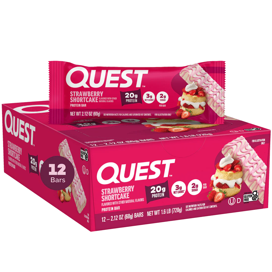 QUEST Strawberry Shortcake Protein Bar (60g)