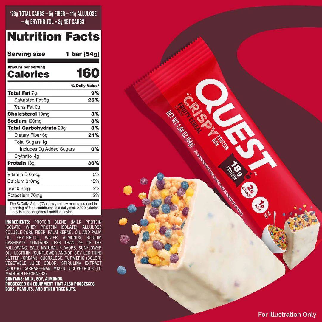 Quest Fruity Cereal Hero Protein Bar | 54g