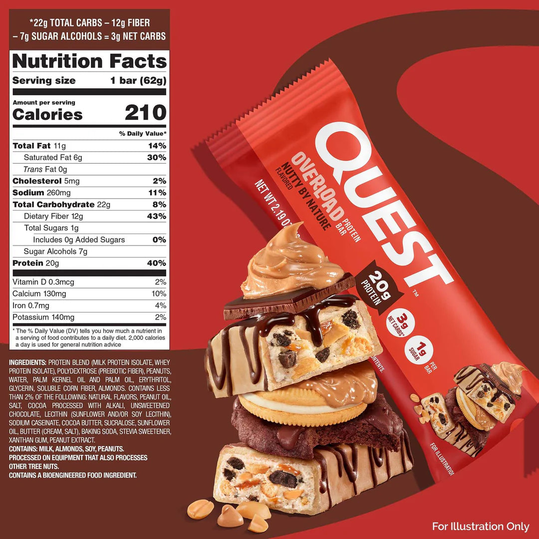 Quest Nutty By Nature Overload Protein Bar | 62g