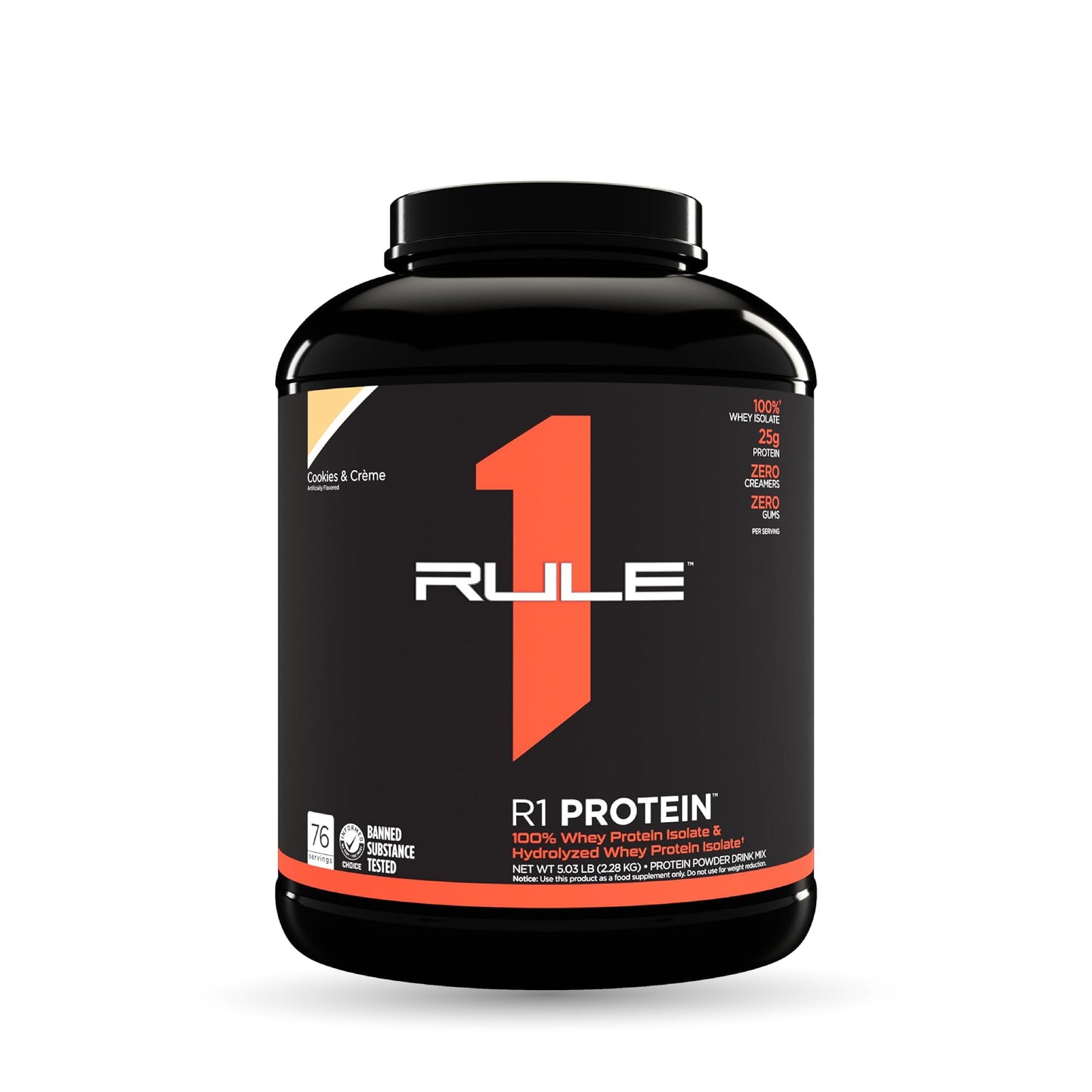 Rule One Whey Protein Isolate 2.3Kg (76 Serving)
