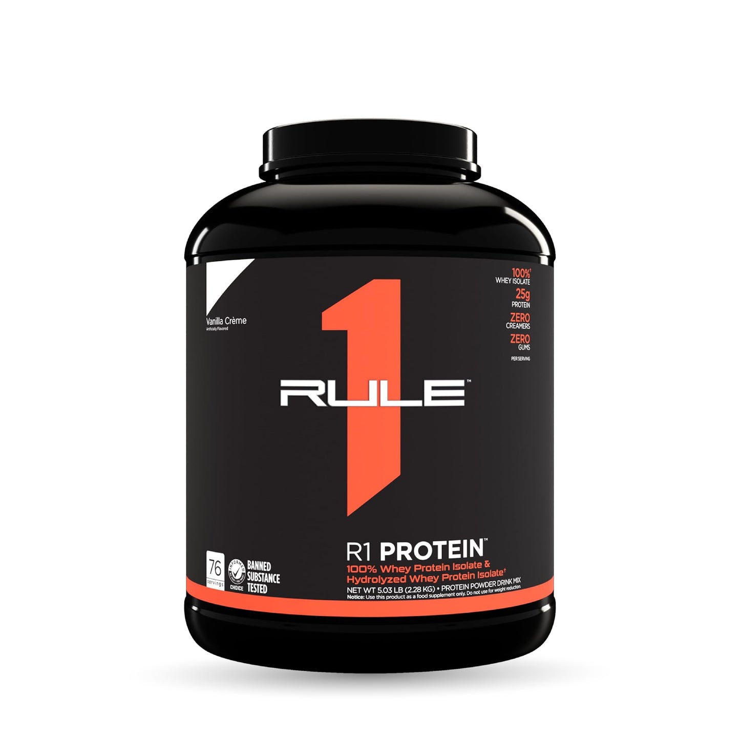 Rule One Whey Protein Isolate 2.3Kg (76 Serving)