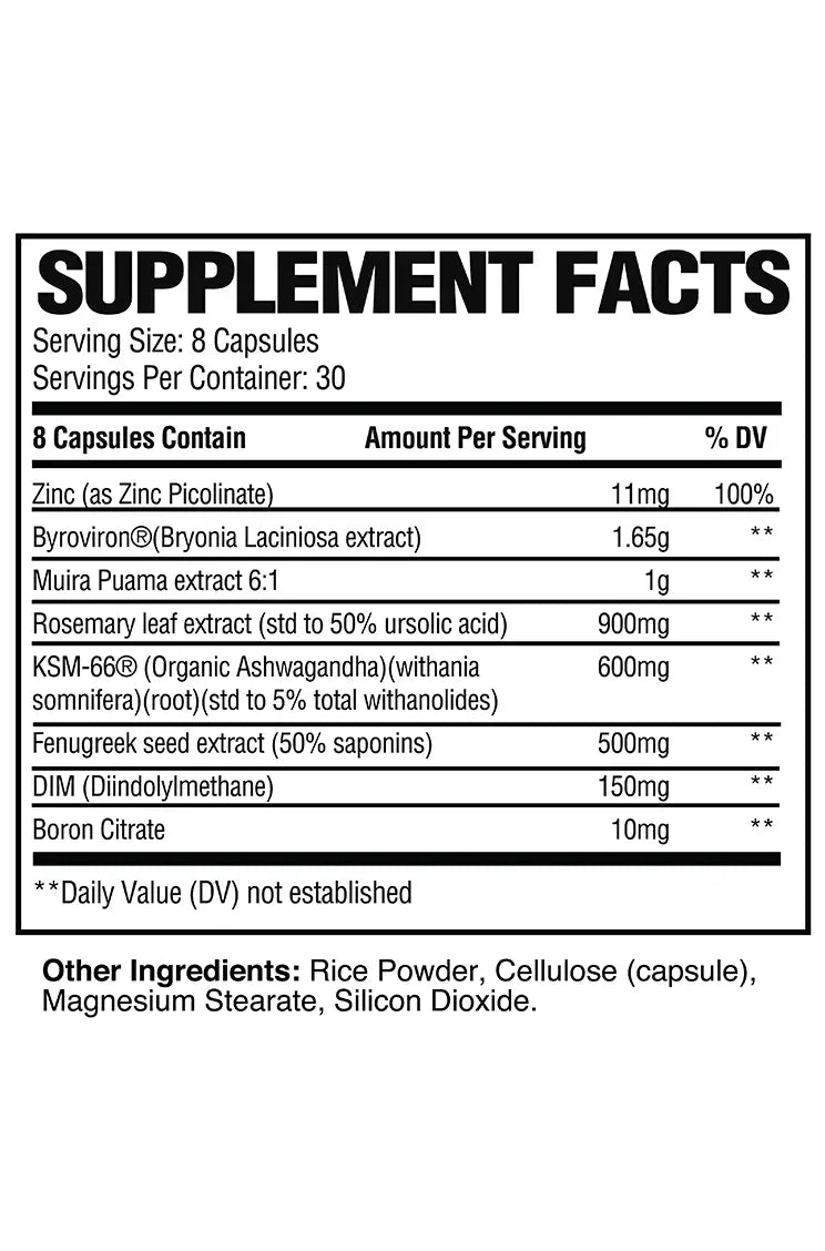 RAW Test Booster (240 Capsules)