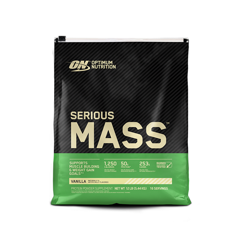 Optimum Nutrition Serious Mass 12lb / 5.5kg (16 Servings)