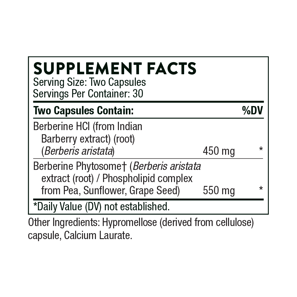 Thorne Berberine | 60 Capsules