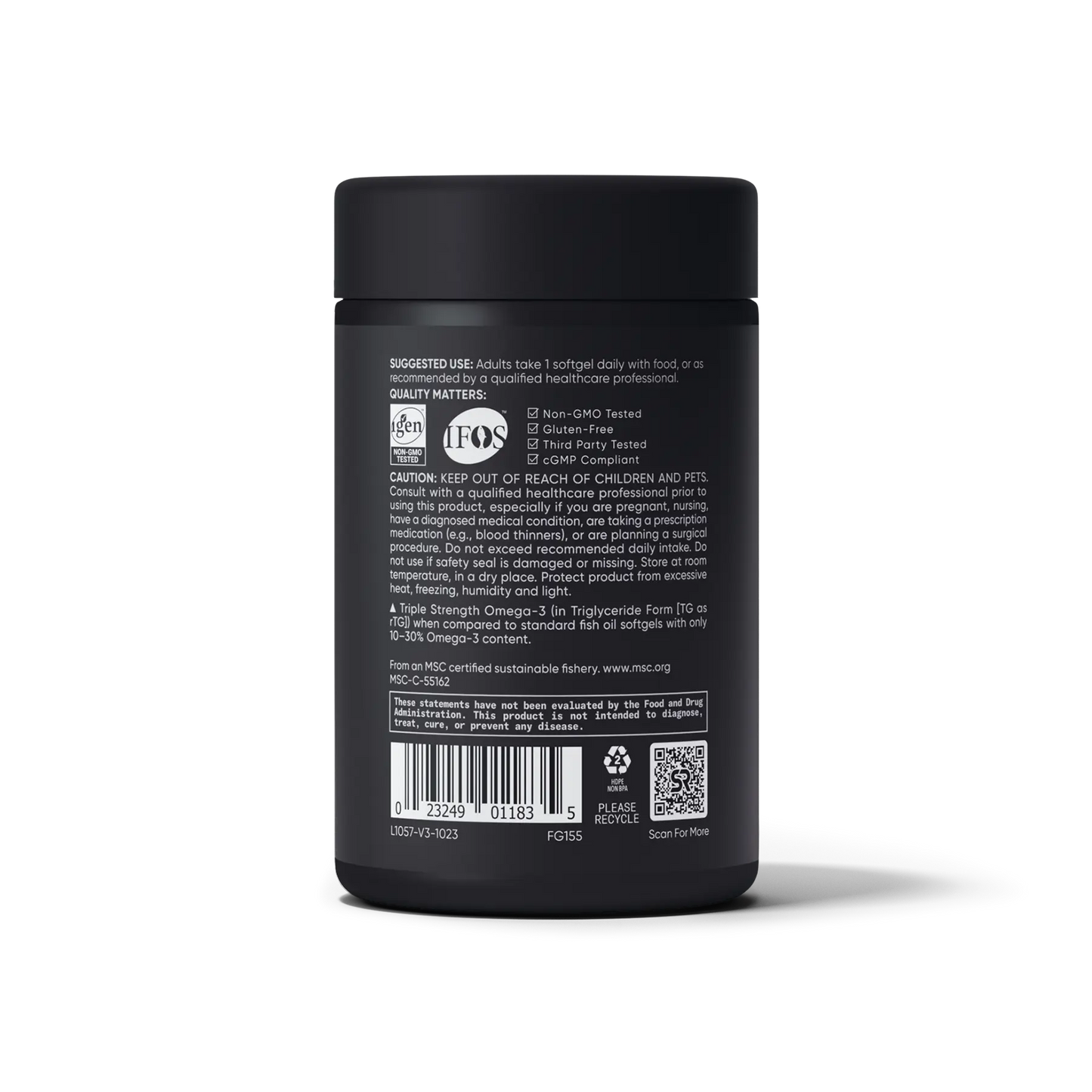 Sports Research Omega-3 Fish Oil-Triple Strength (90 Softgels)