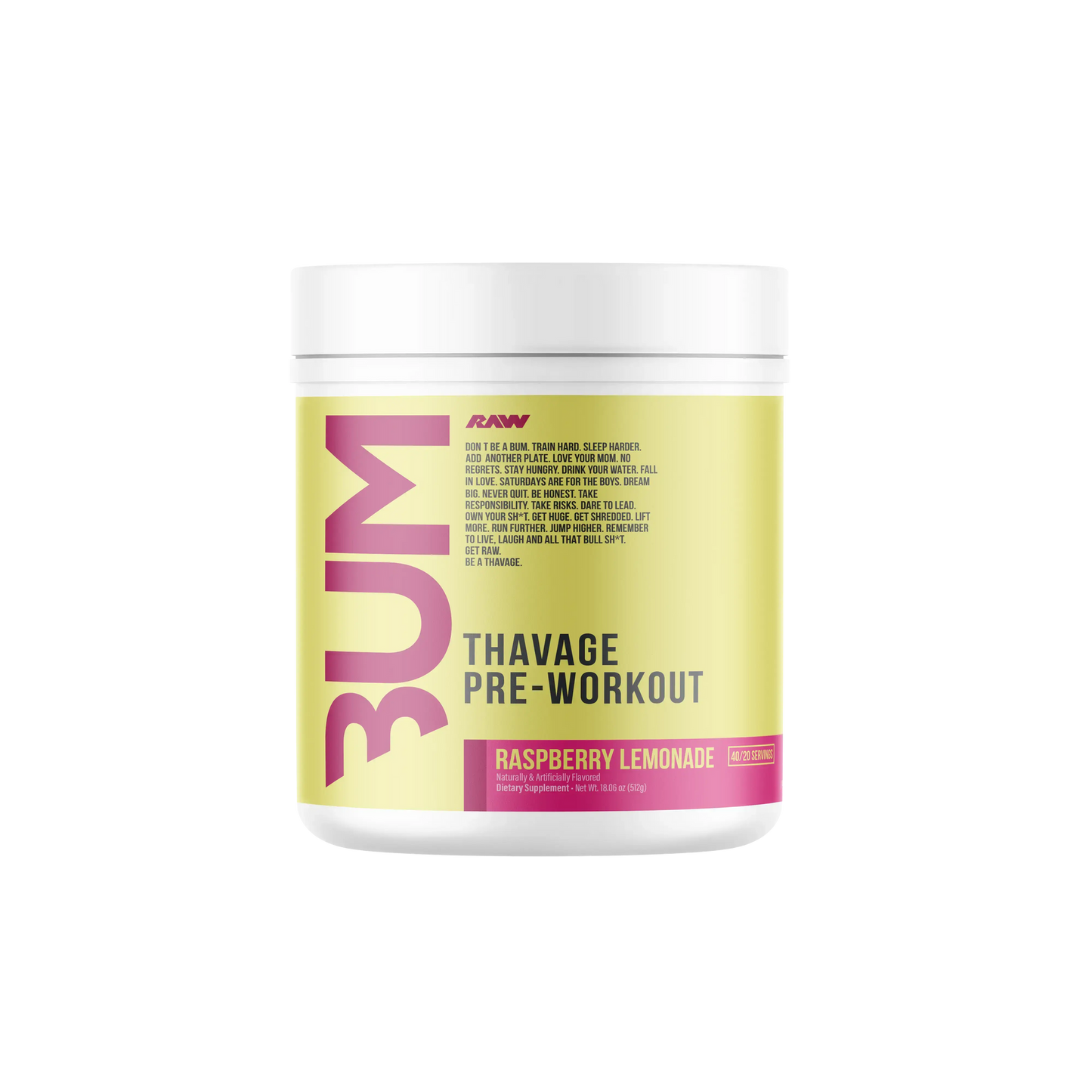 RAW Thavage Pre-Workout (492g)