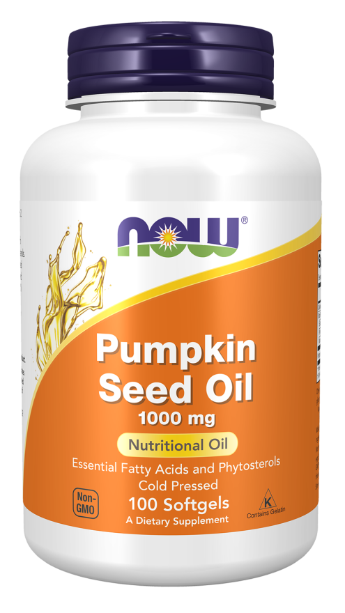 Now Foods Pumpkin Seed Oil 1000 mg Softgels