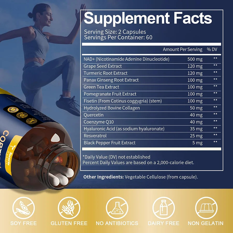 Totaria NAD+ 13-in-1 Formula | 120 Capsules