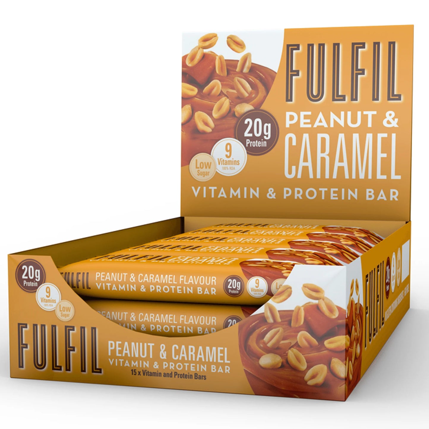 FULLFIL Nutrition Chocolate Peanut & Caramel Protein Bar | 55g