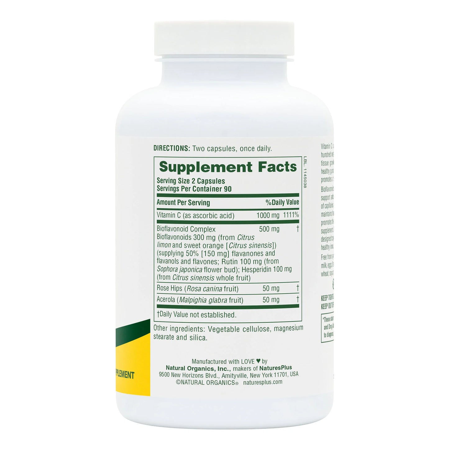 NaturesPlus Super C Complex 1000mg Capsules