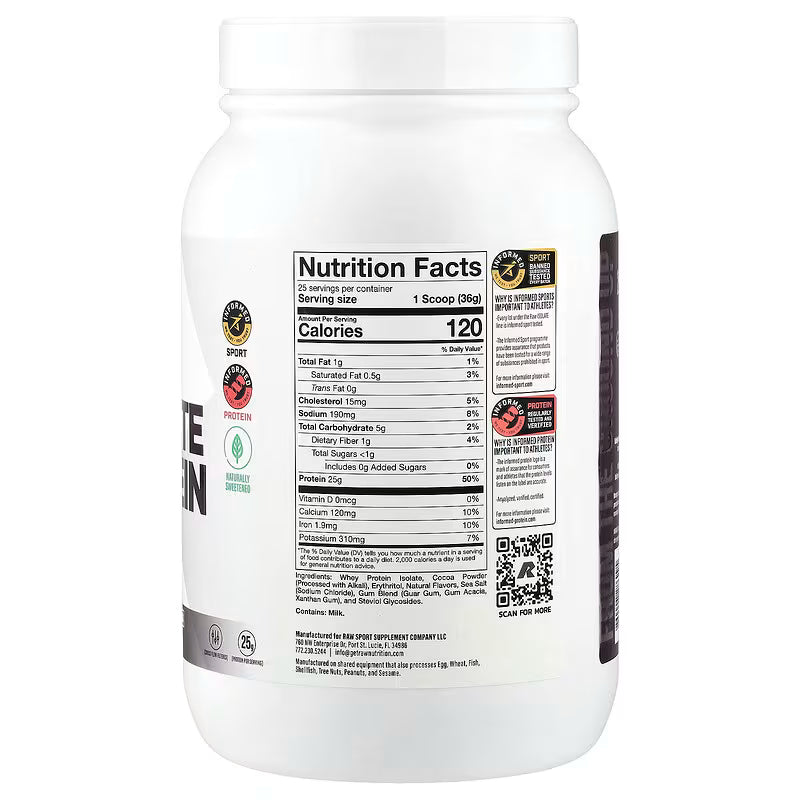 Raw Grass Fed Whey Isolate | 25 Servings