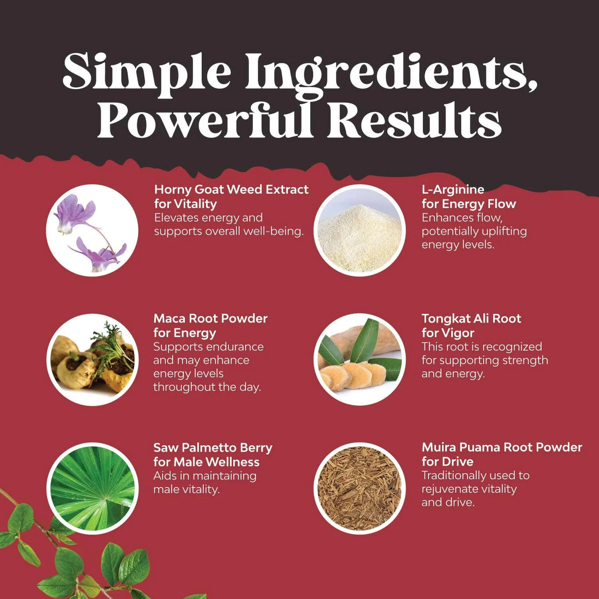 Nature's Crafts Horny Goat Weed Complex | 60 Capsules