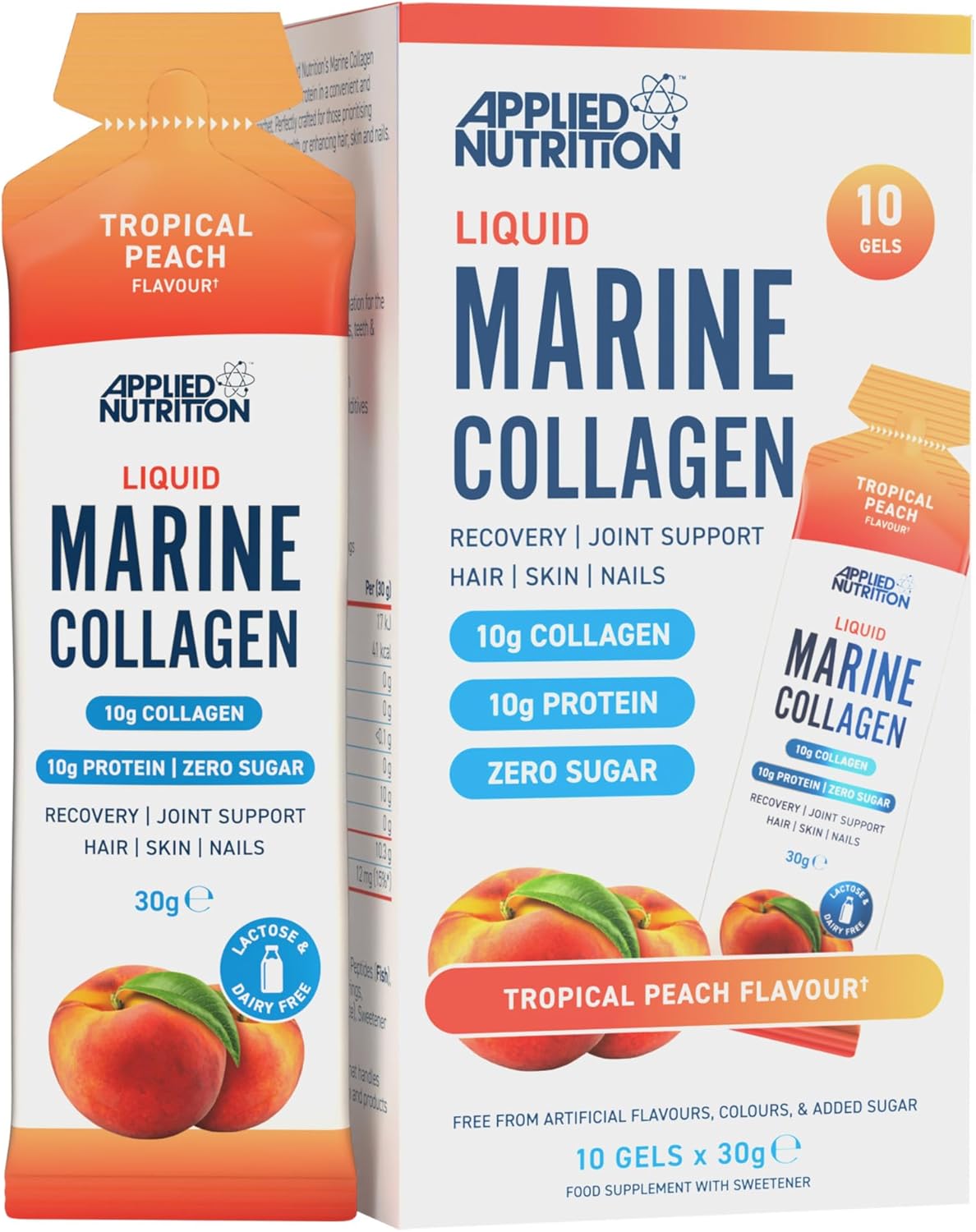Applied Nutrition Liquid Marine Collagen (Pack of 10)