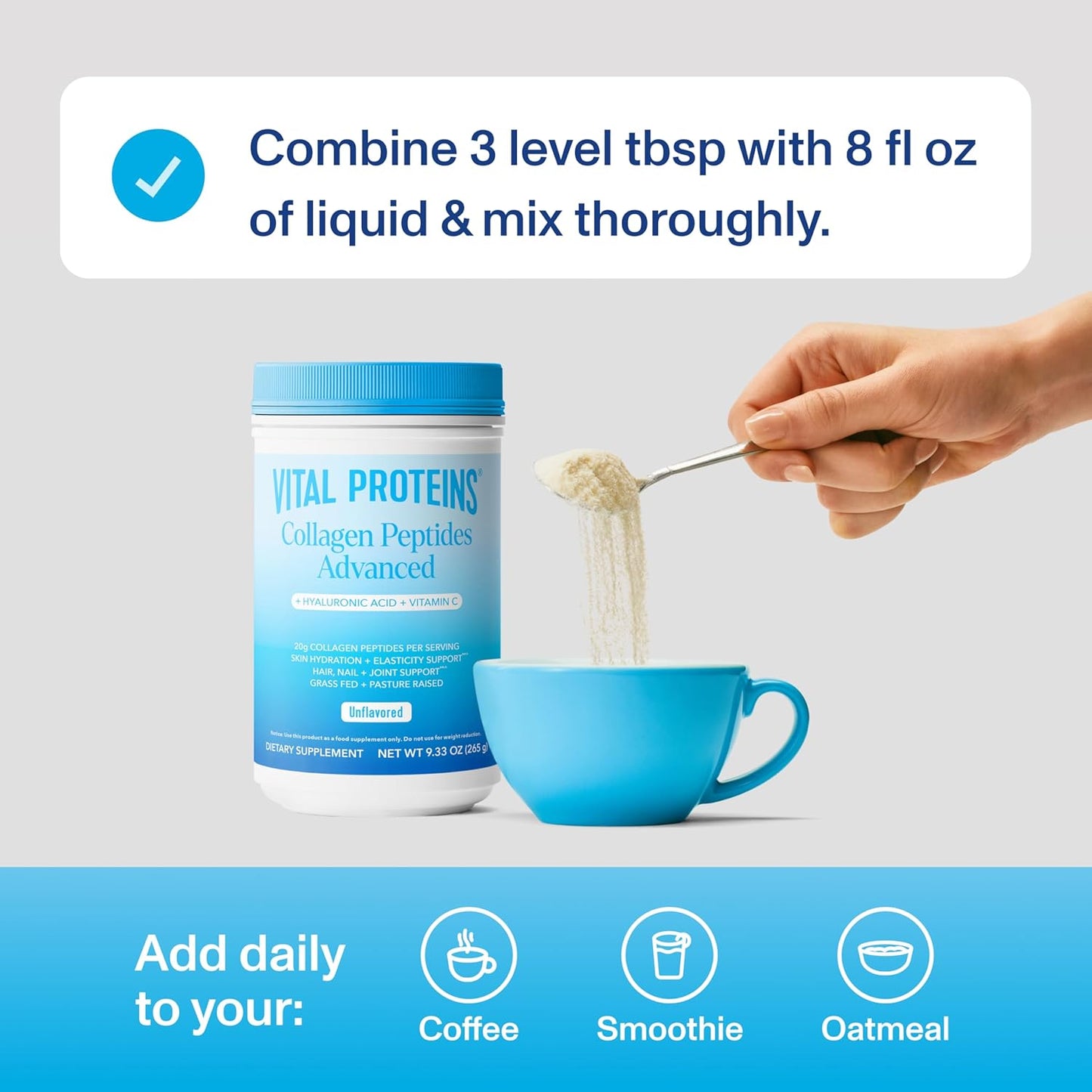 Vital Proteins Collagen Peptides Powder Advanced |265g