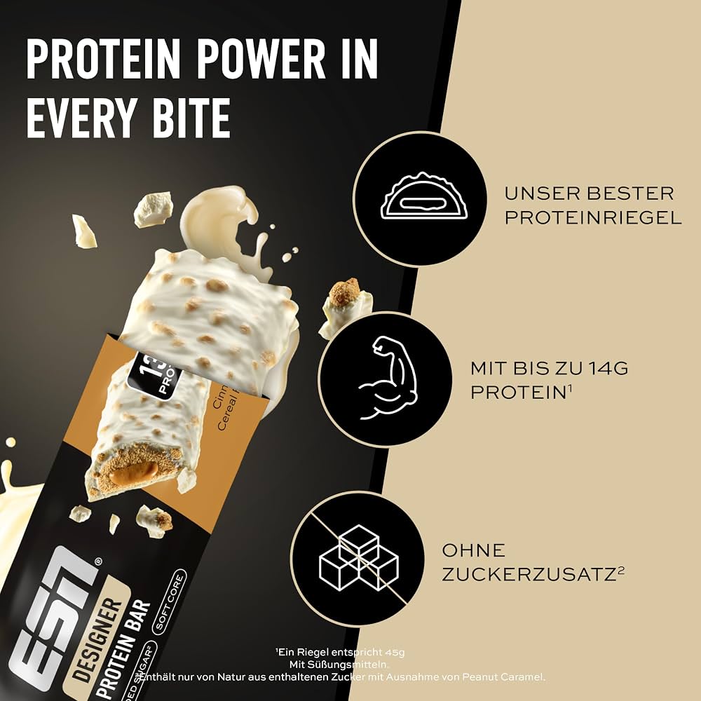 ESN Designer Protein Bar - Cinnamon Cereal