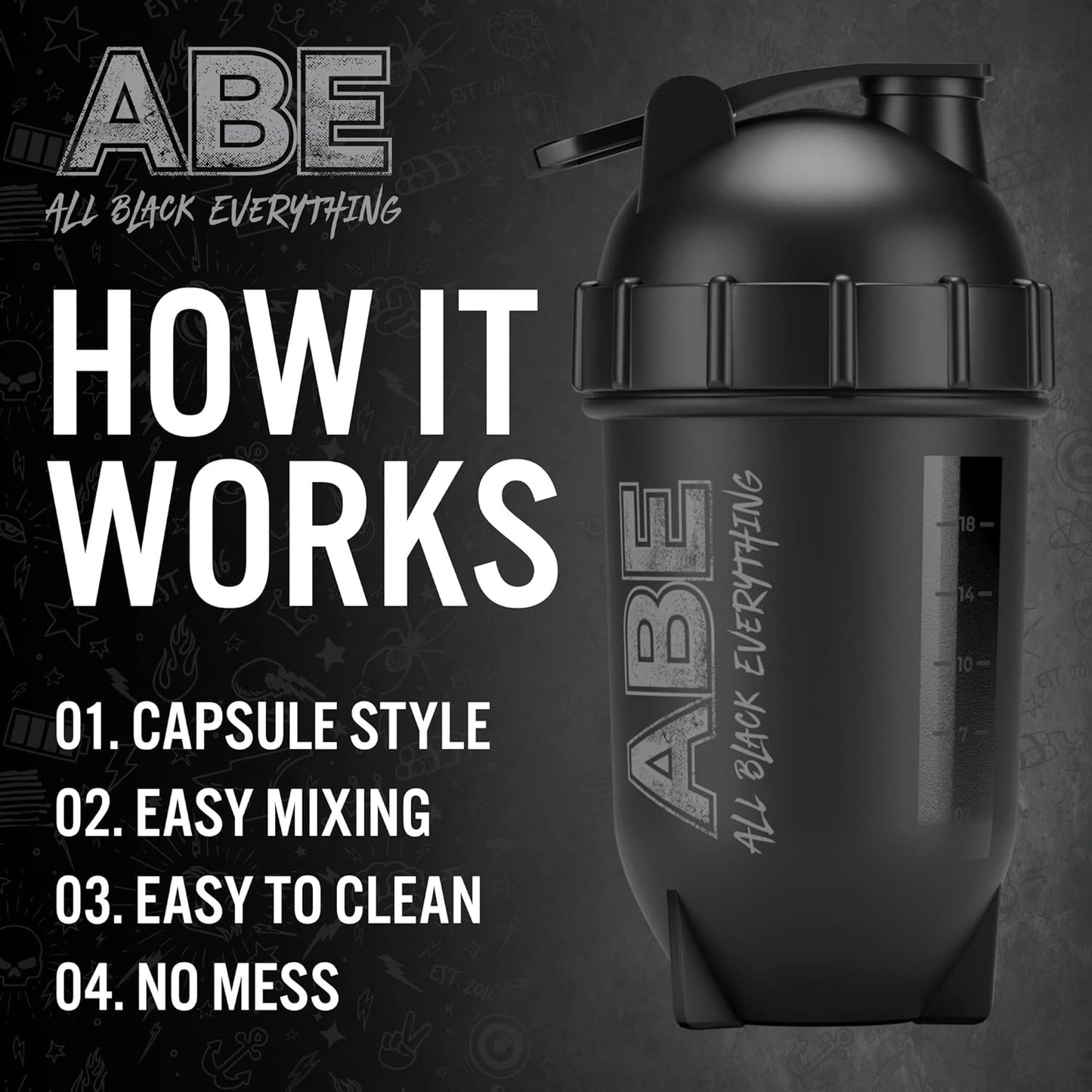 Applied Nutrition ABE Bullet Shaker 500ml