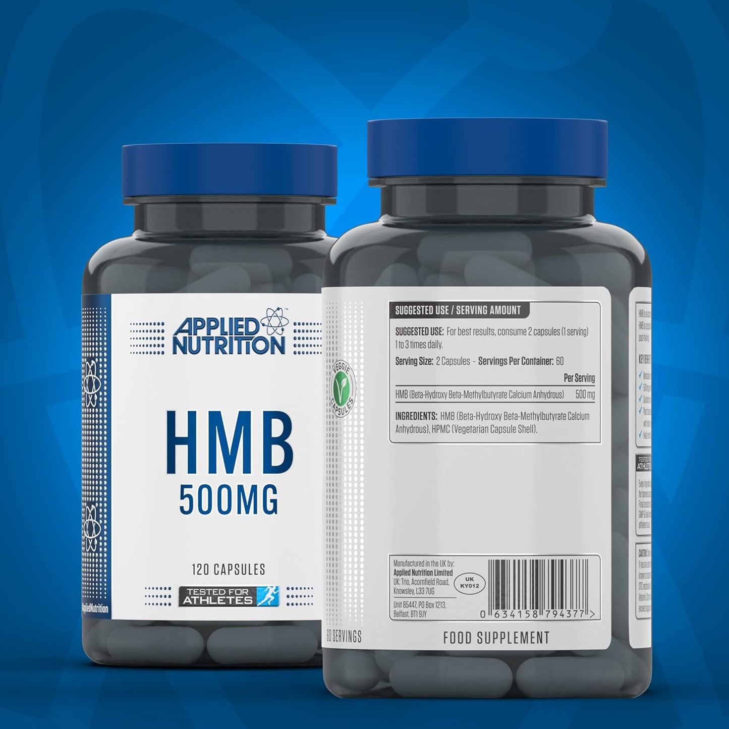 Applied Nutrition HMB 500mg Capsules