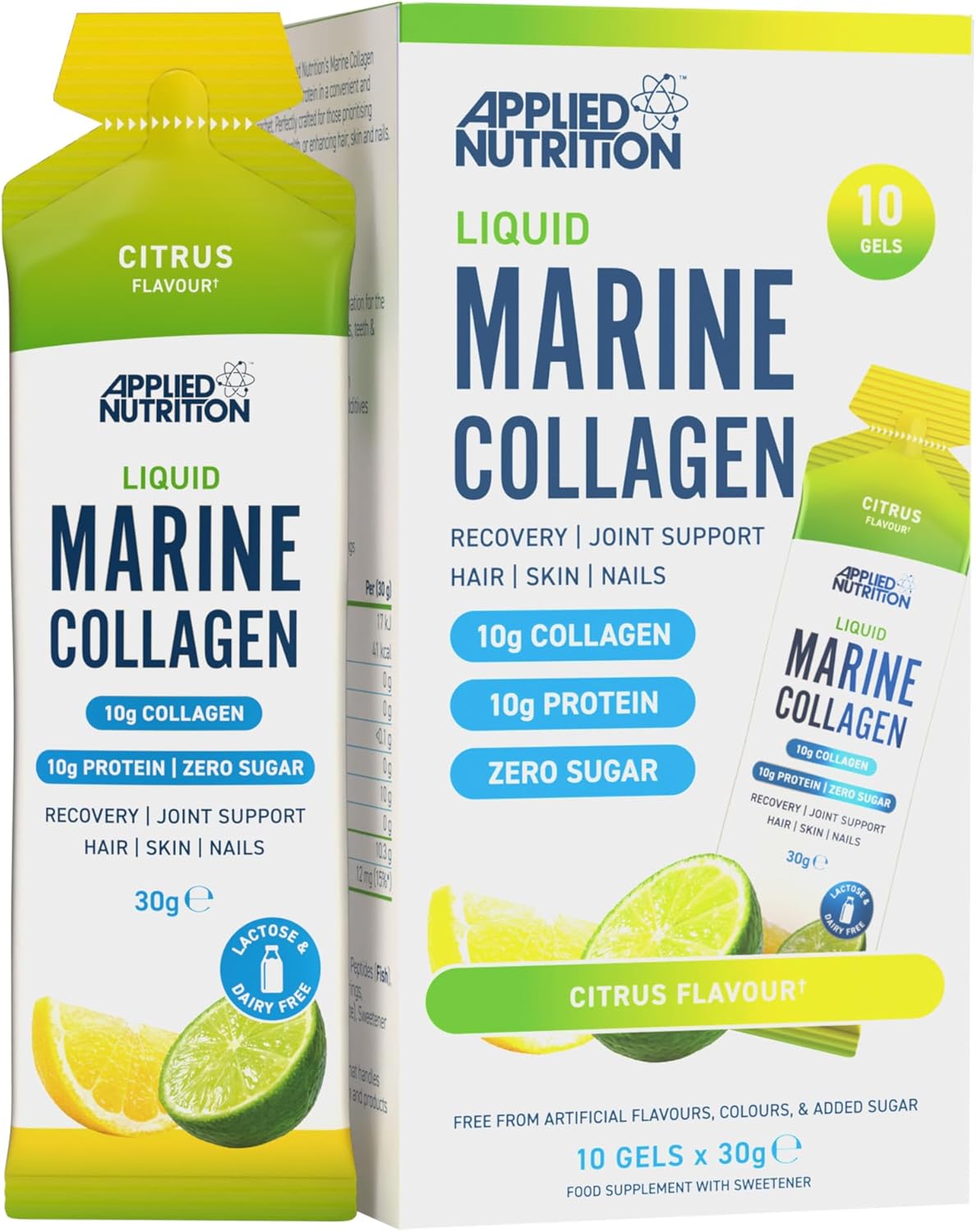 Applied Nutrition Liquid Marine Collagen (Pack of 10)