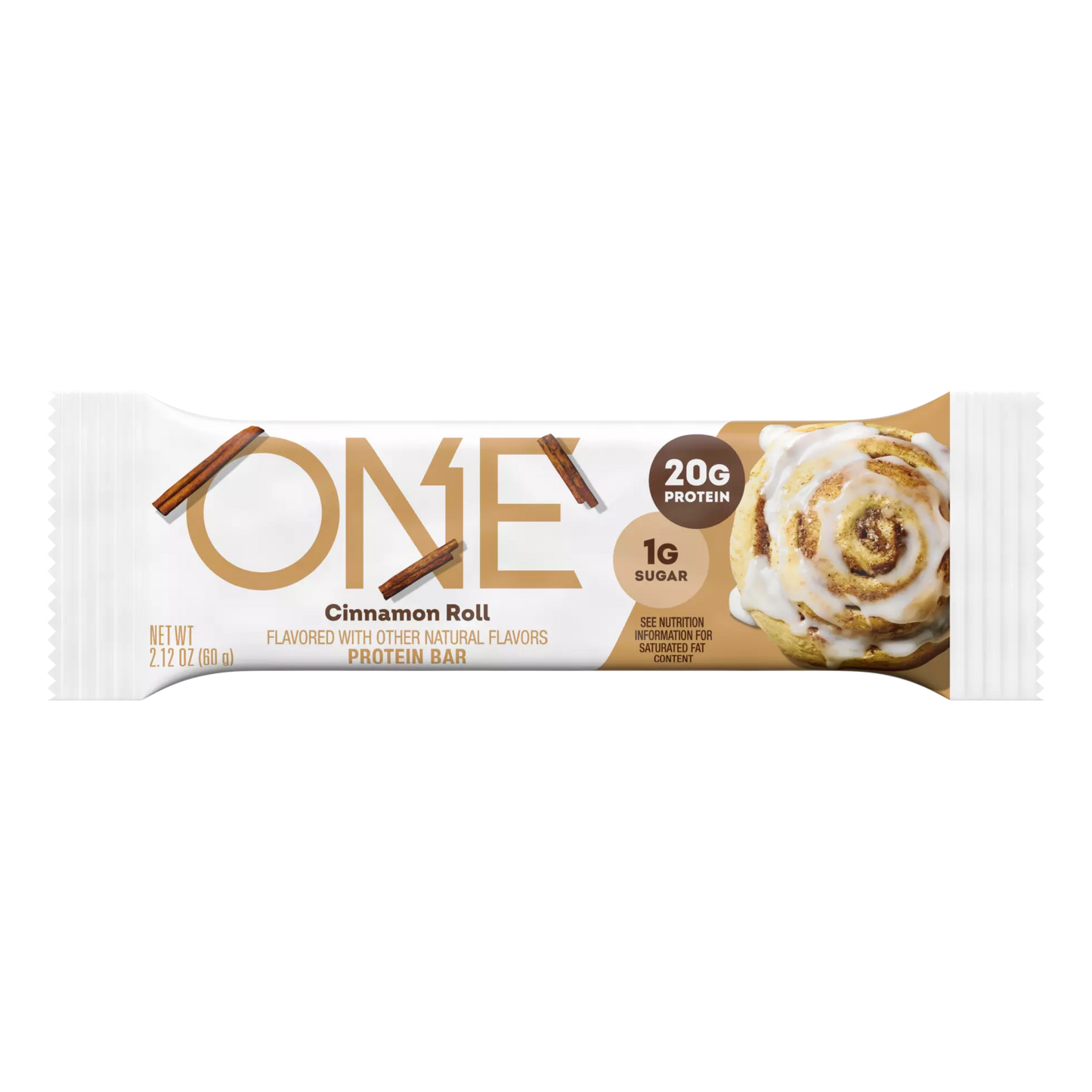 ONE BARS Cinnamon Roll Protein Bar |60g