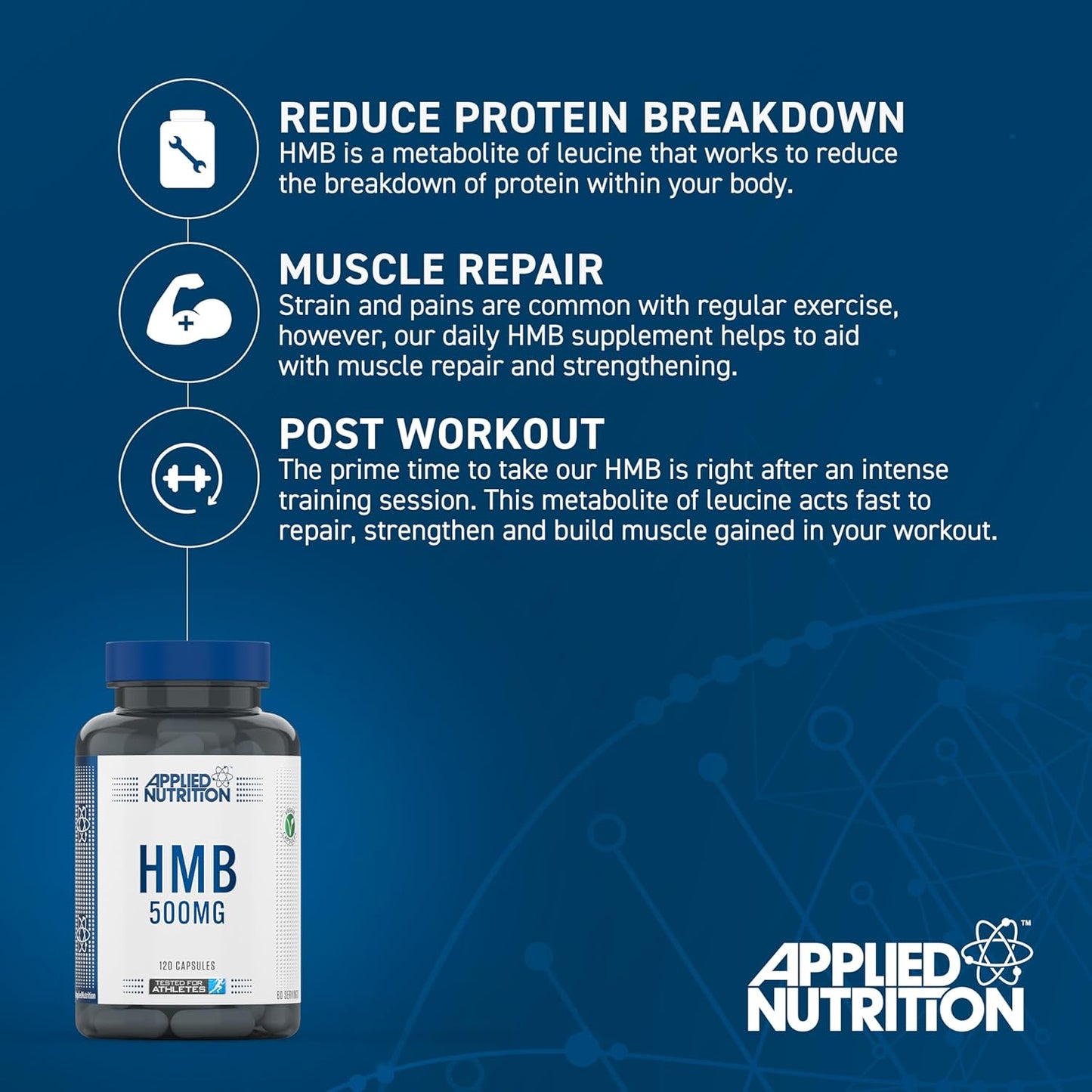 Applied Nutrition HMB 500mg Capsules