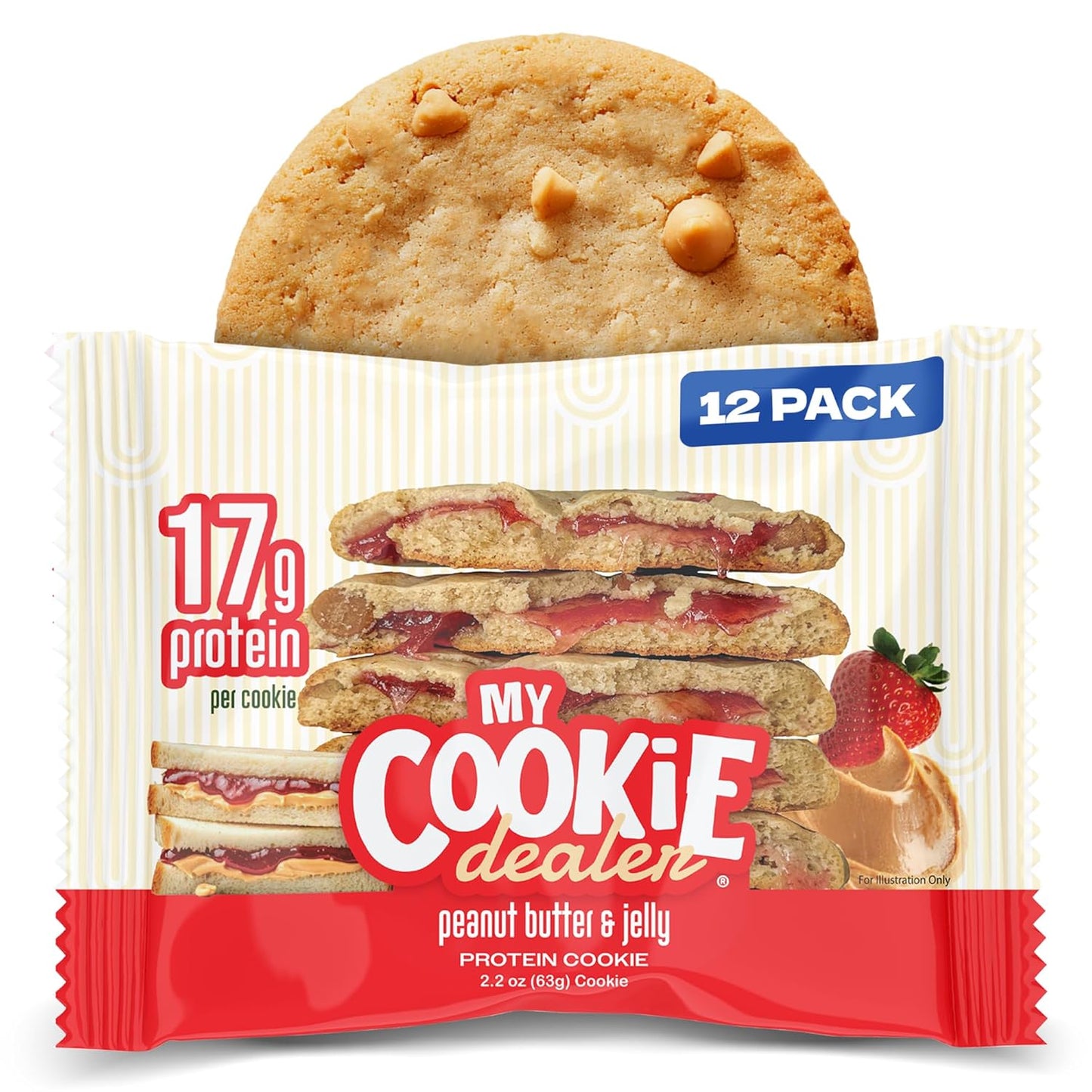 My Cookie Dealer Peanut Butter & Jelly Protein Cookie | 63g