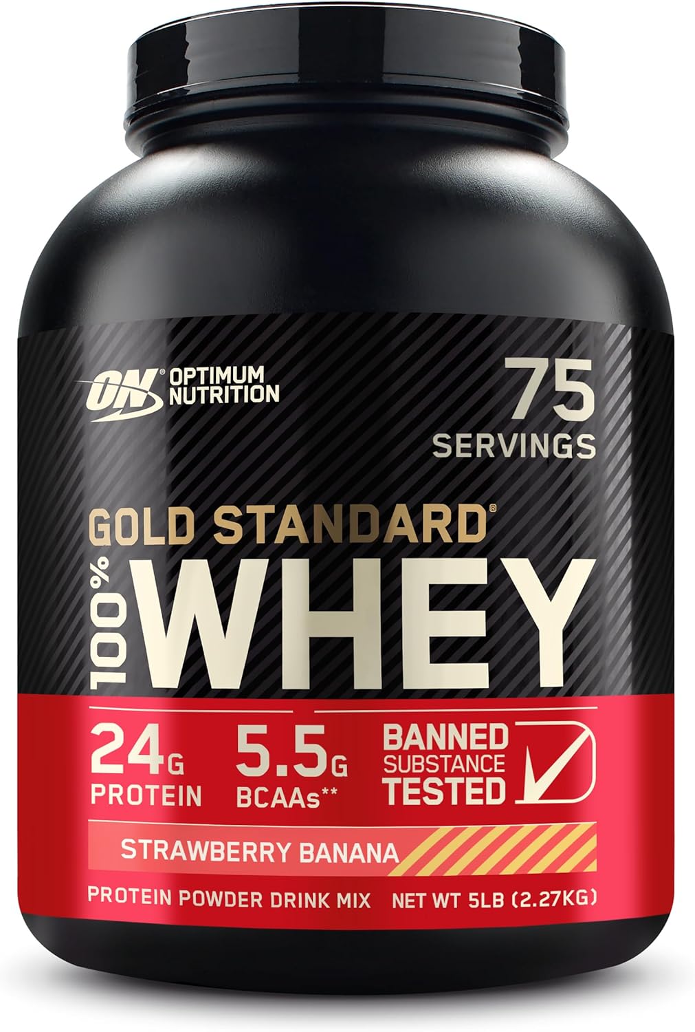 Optimum Nutrition Gold Standard 100%Whey 2.3kg (74 Servings)