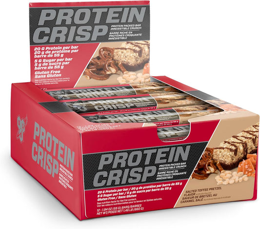 BSN Salted Toffee Pretzel Crispy Protein Bar (55g)