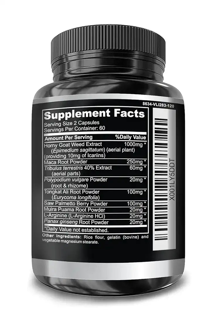 DR MARTIN'S NUTRITION  HORNY GOAT WEED | 120 Caps