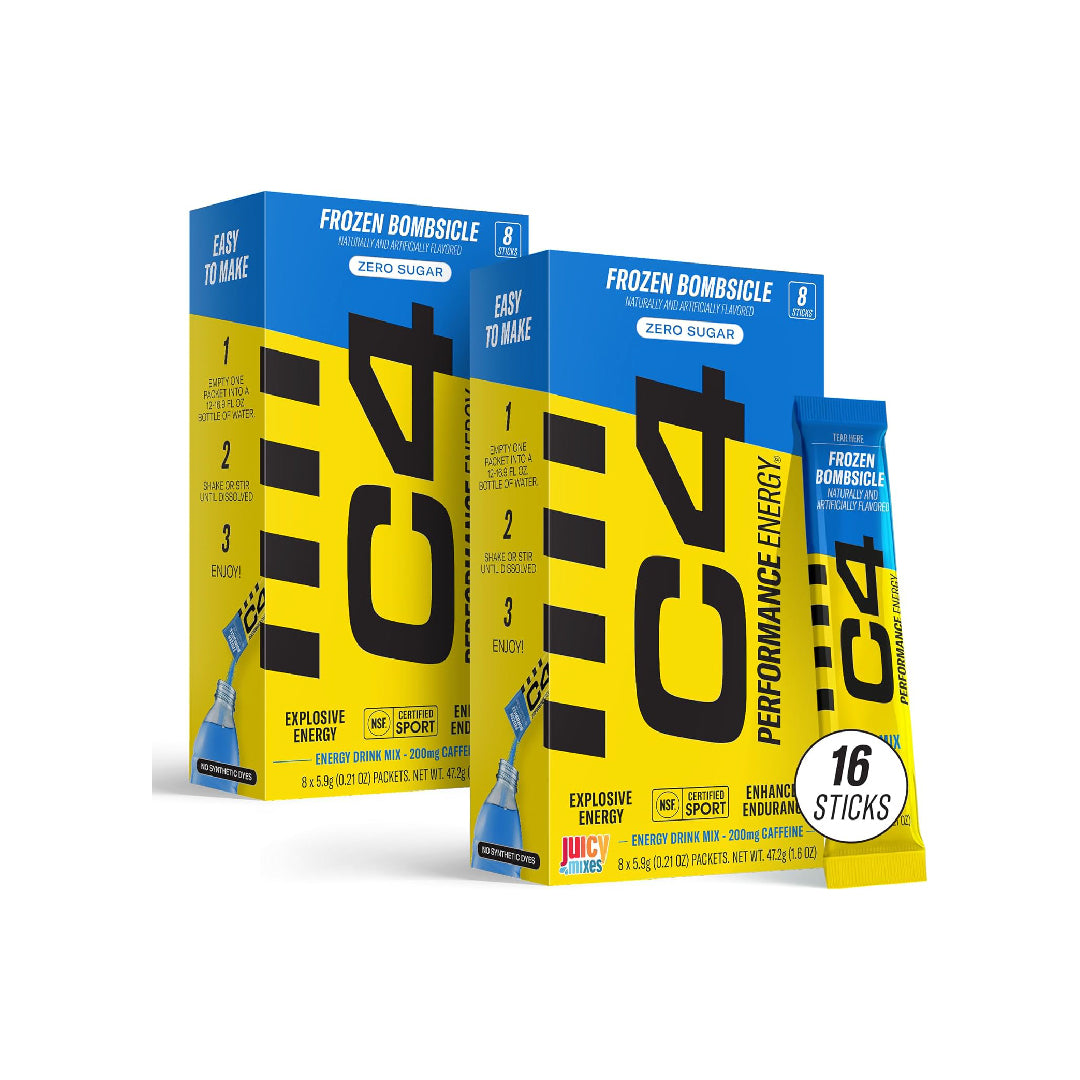 C4 Performance Energy Sticks, 200mg Caffeine, Zero Sugar