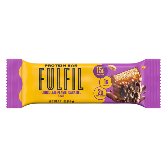 FULFIL Chocolate Peanut Caramel Flavor Protein Bar | 40g