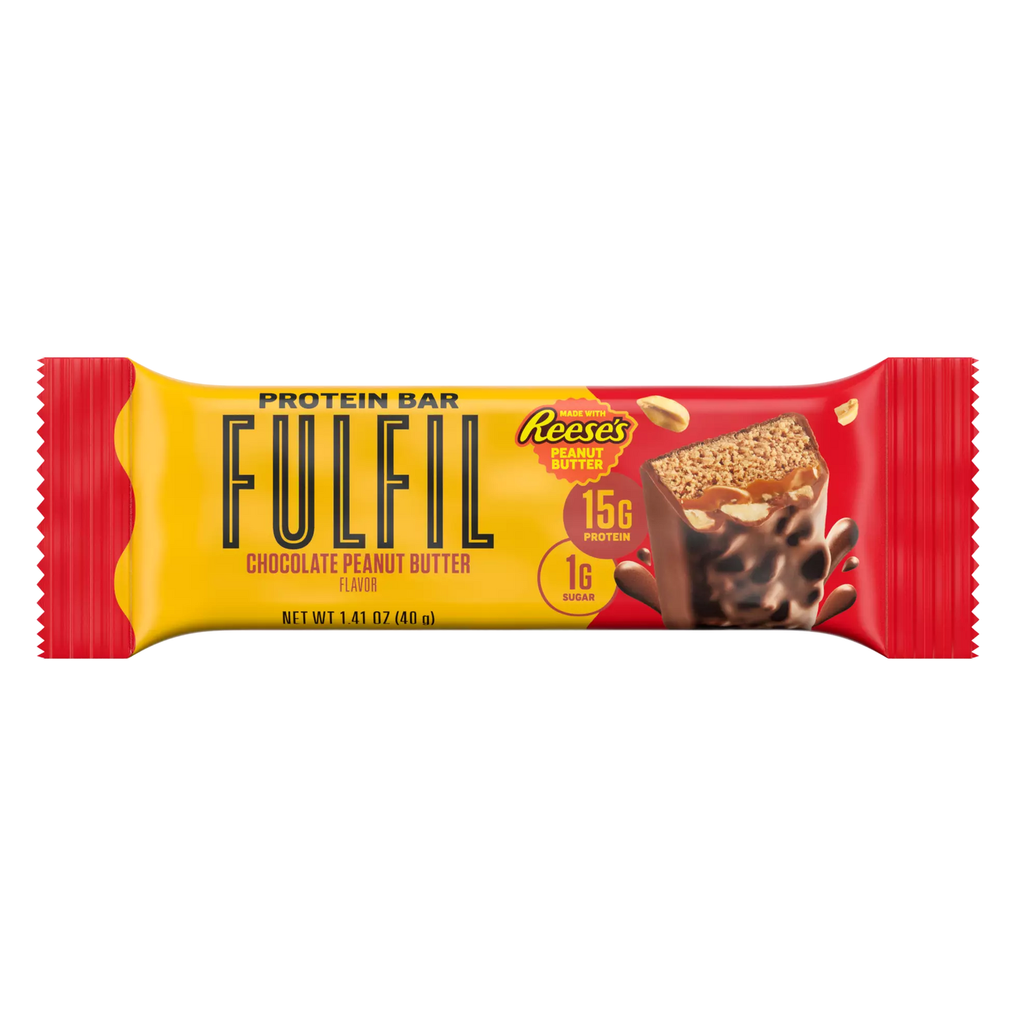 FULFIL Chocolate Peanut Butter with REESE'S Flavor Protein Bar | 40g