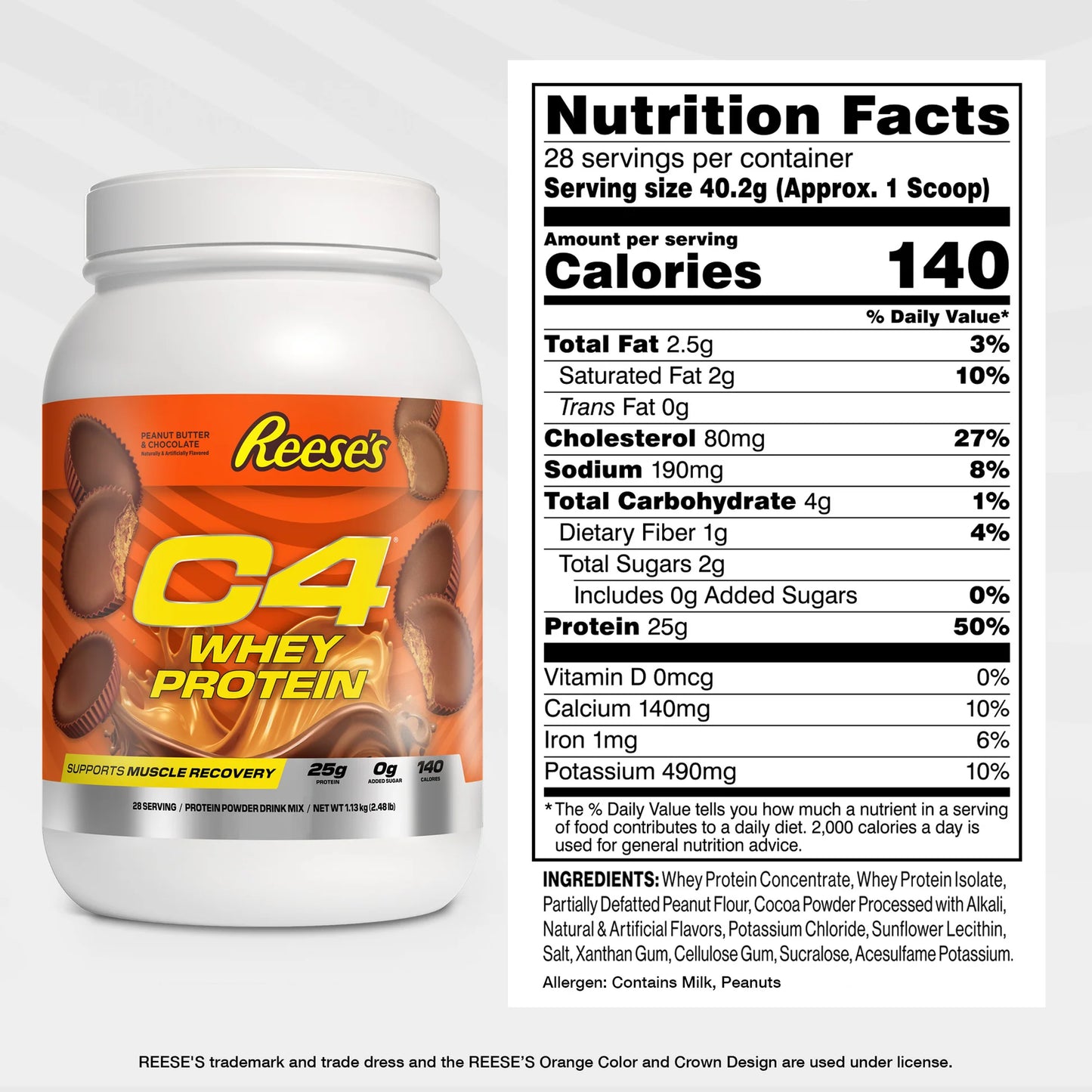 Cellular C4 Whey Protein Powder 1.2kg (28 Servings)