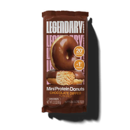 Legendary Foods - Chocolate Dipped Protein Donuts | 61g